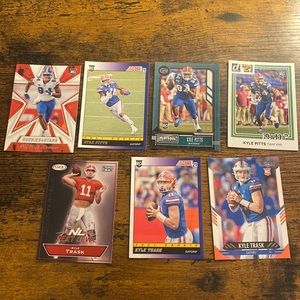 Florida Gators football cards - Kyle Pitts & Kyle Trask